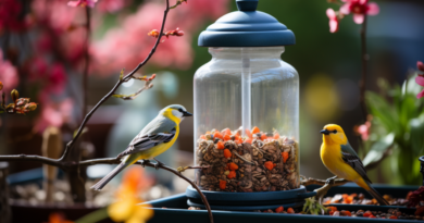 foto destacada aves disfrutando de comida enn un jardín lacasaverde.net